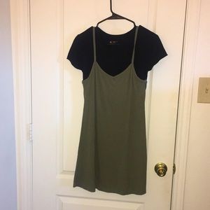 Dress w black undershirt!